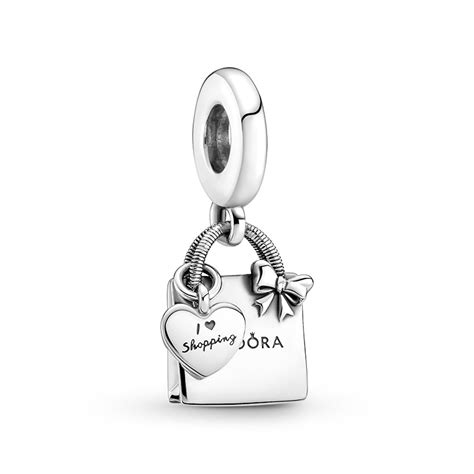 pandora shopping bag dangle charm